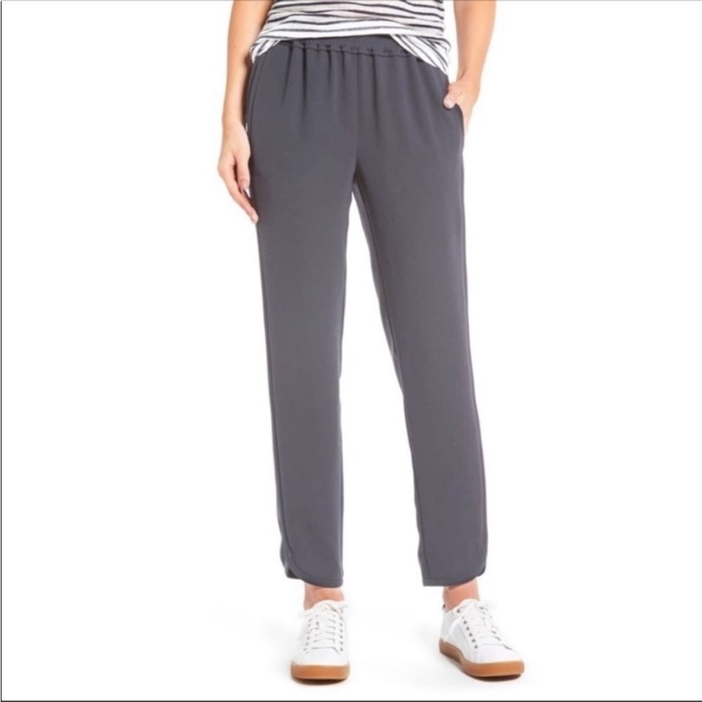 J. Crew Grey Elastic Reese Joggers - Picture 1 of 16